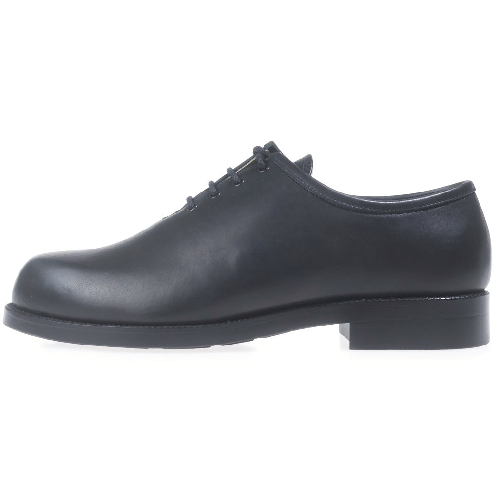 foot the coacher(フットザコーチャー) GERMAN HOLE-CUT SIMPLICITY ジャーマンホールカット 内羽根 レザーシューズ ブラック