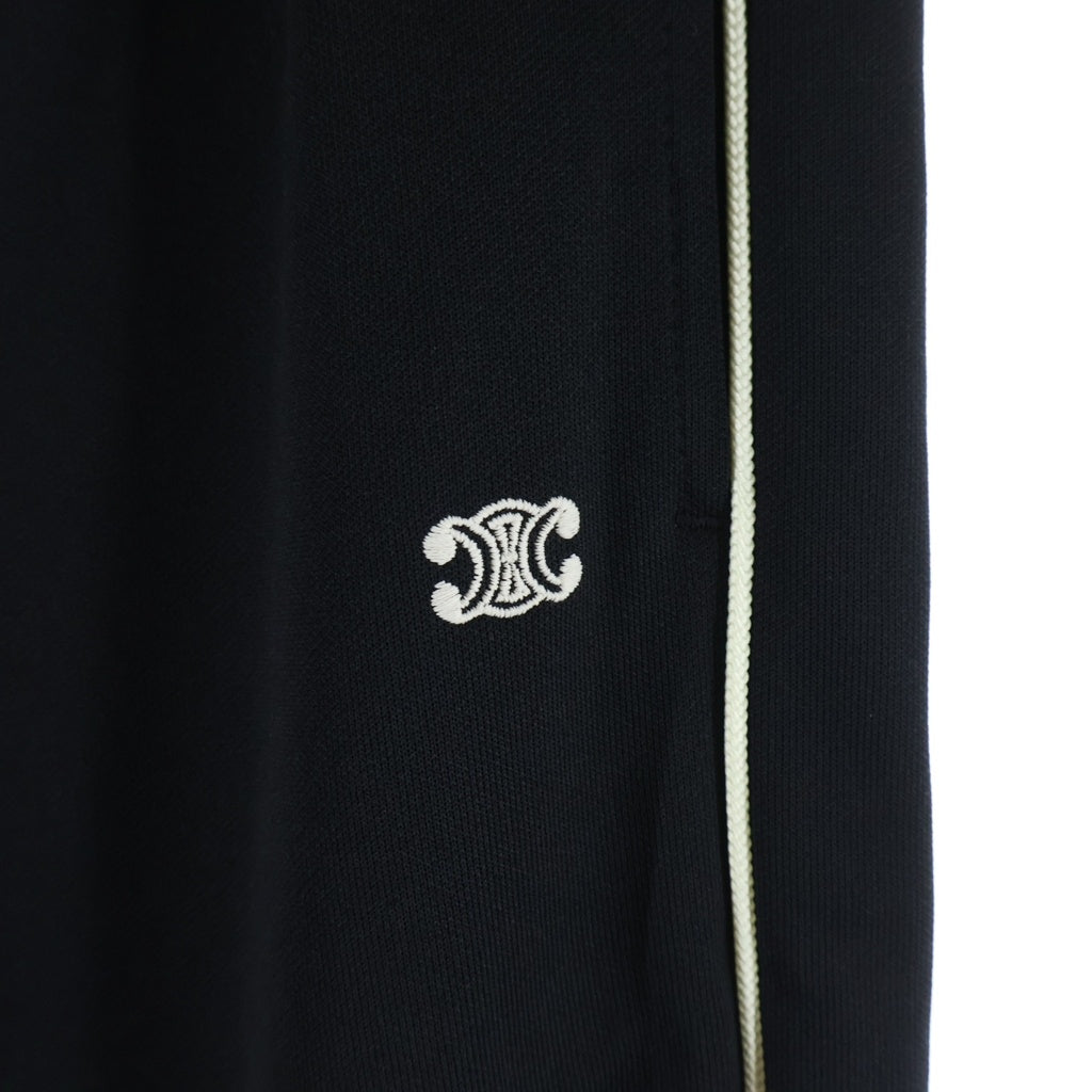 CELINE(セリーヌ) トリオンフ ダブルフェイス ジョガートラックパンツ ブラック 2Z555021W.38AW レディース