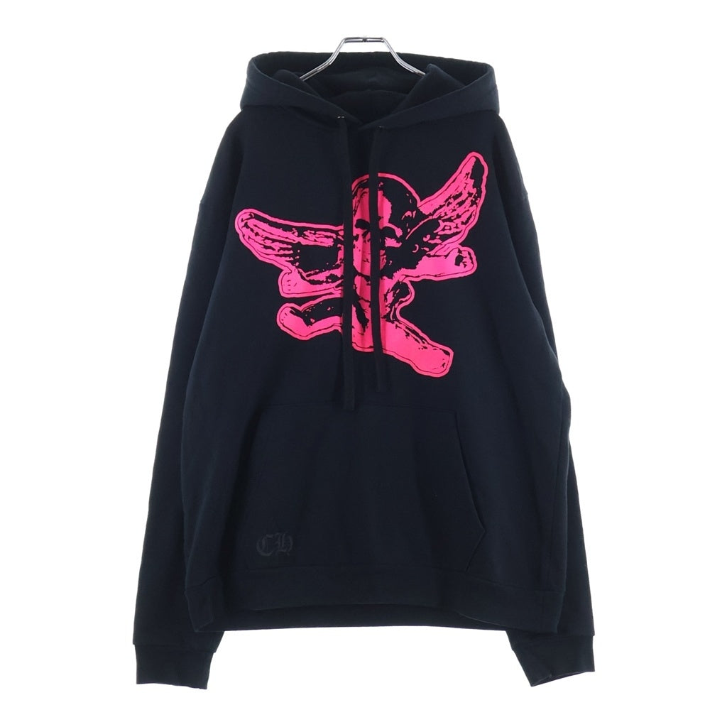 CHROME HEARTS(クロムハーツ) FOTI MISS LERLENE フォティ ミスラーレン スウェットプルオーバーパーカー ブラック/ピンク