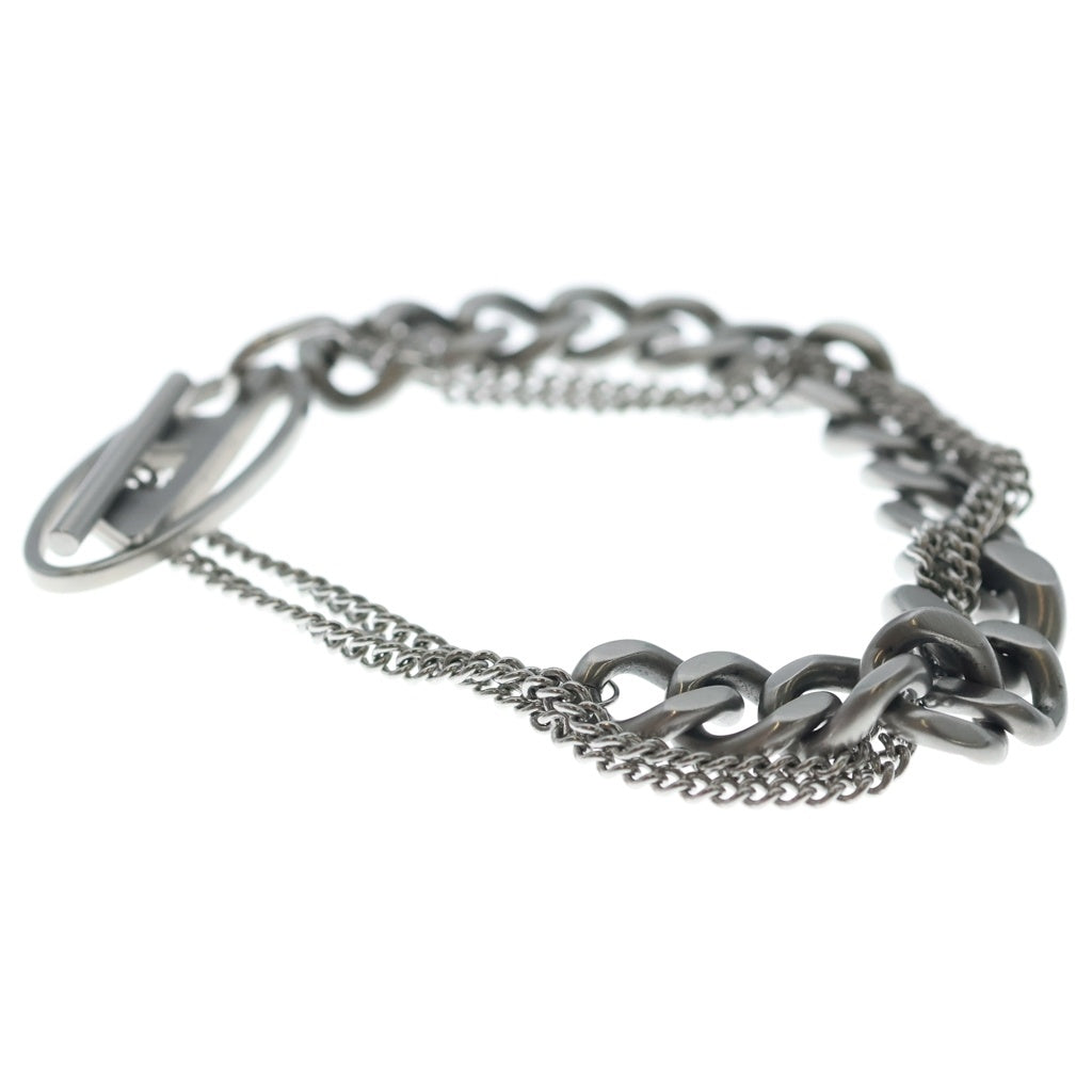 DIESEL(ディーゼル) Dロゴ チェーンブレスレット シルバー DX155000DJW レディース