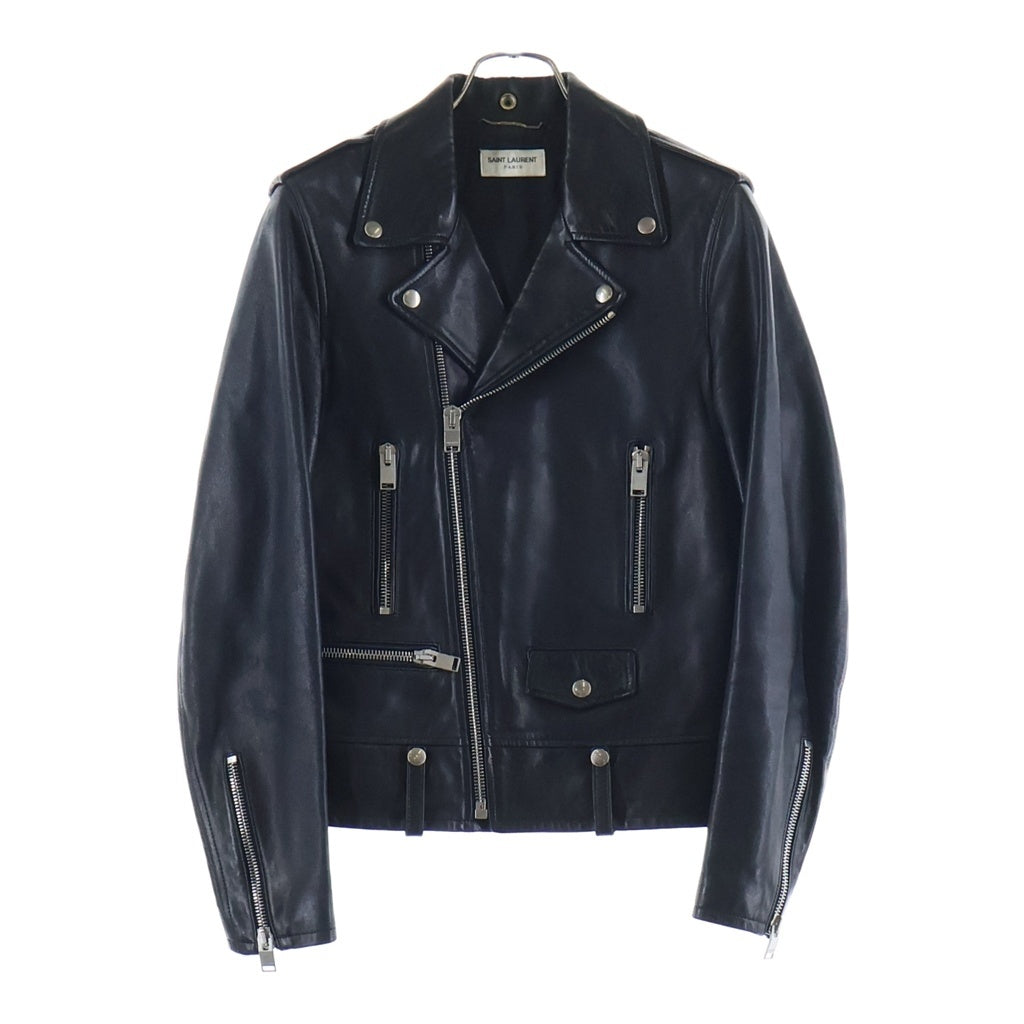 SAINT LAURENT PARIS(サンローランパリ) 16AW L01 Classic Motorcycle Leather Riders Jacket クラシックモーターサイクル ライダースジャケット ブラック 397290 Y5YA1