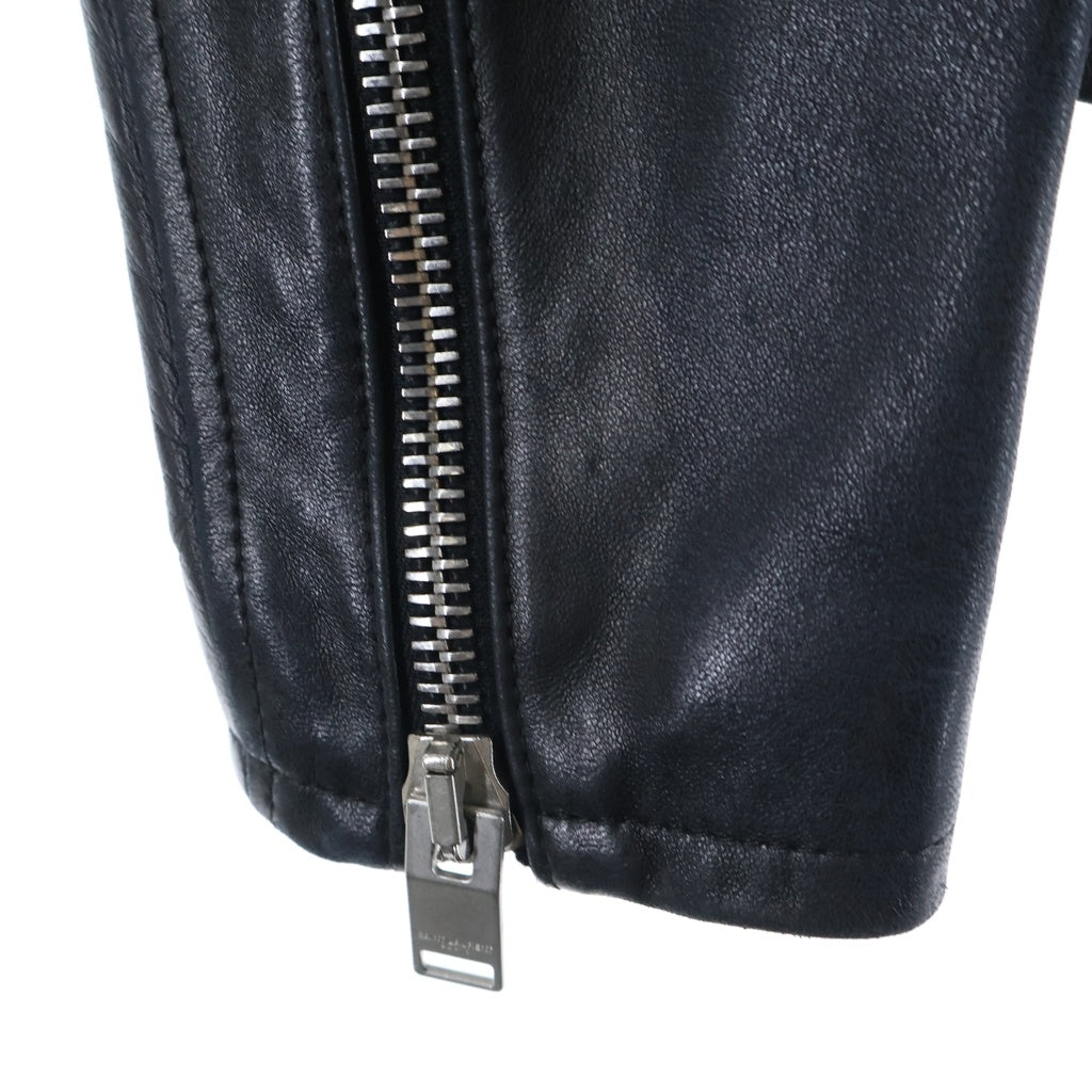 SAINT LAURENT PARIS(サンローランパリ) 16AW L01 Classic Motorcycle Leather Riders Jacket クラシックモーターサイクル ライダースジャケット ブラック 397290 Y5YA1