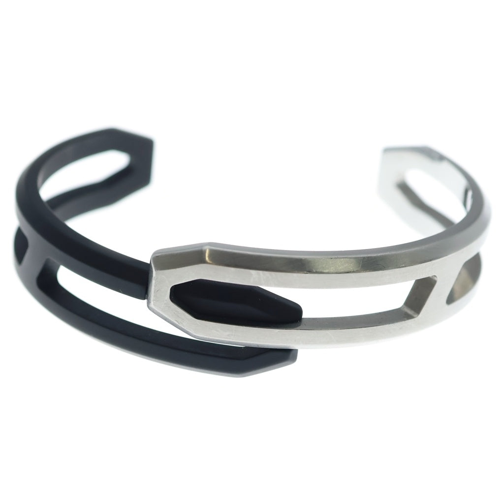 HERMES(エルメス) Replay Cuff リプレイカフ バングル ブラック/シルバー レディース