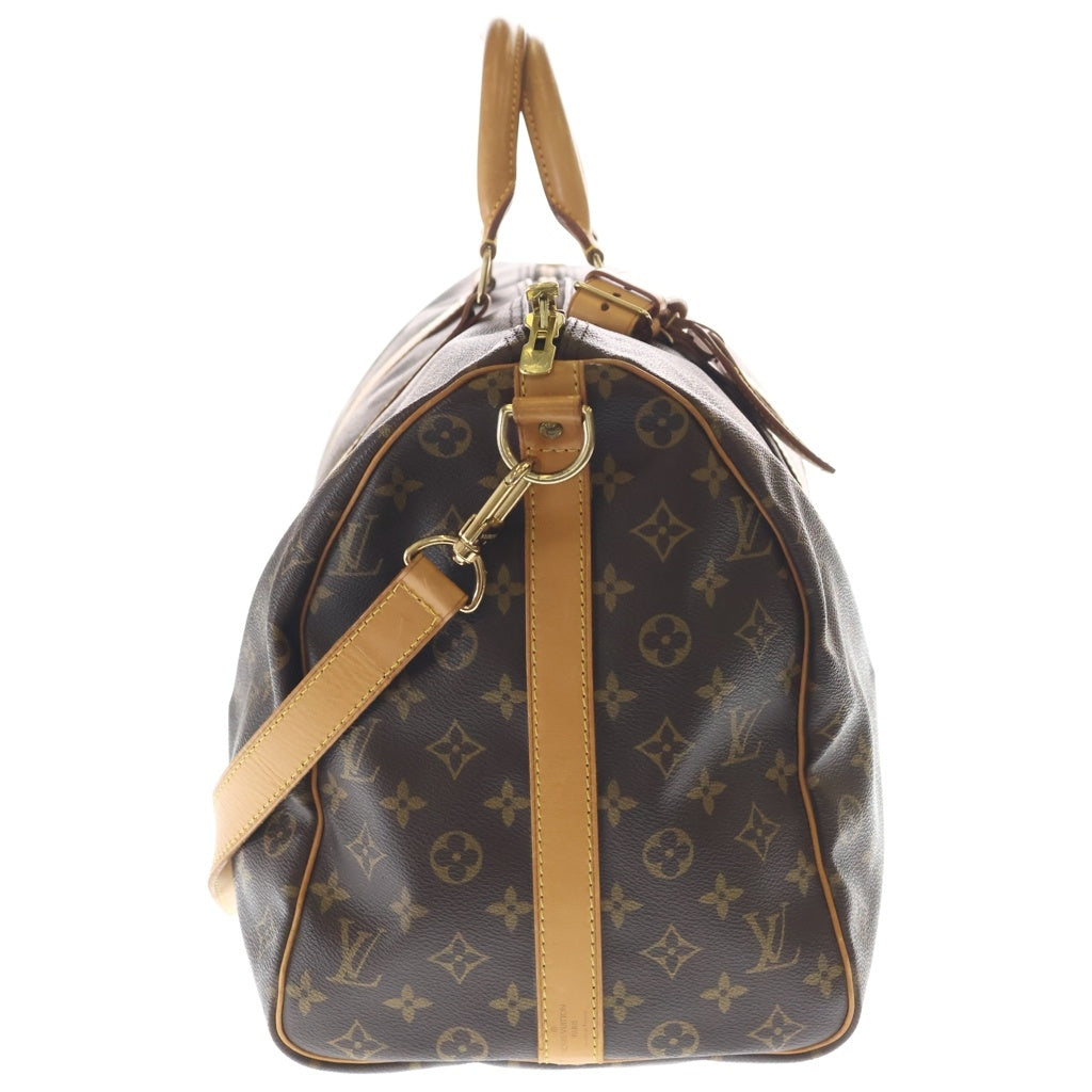 LOUIS VUITTON(ルイヴィトン) モノグラム キーポルバンドリエール50 レザーハンドショルダーボストンバッグ ブラウン M41416 レディース