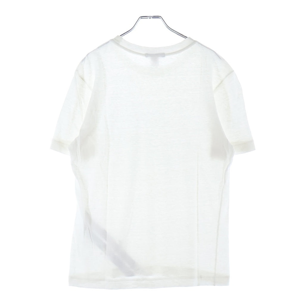 LOUIS VUITTON(ルイヴィトン) LVロゴプリント クルーネック半袖Tシャツカットソー ホワイト