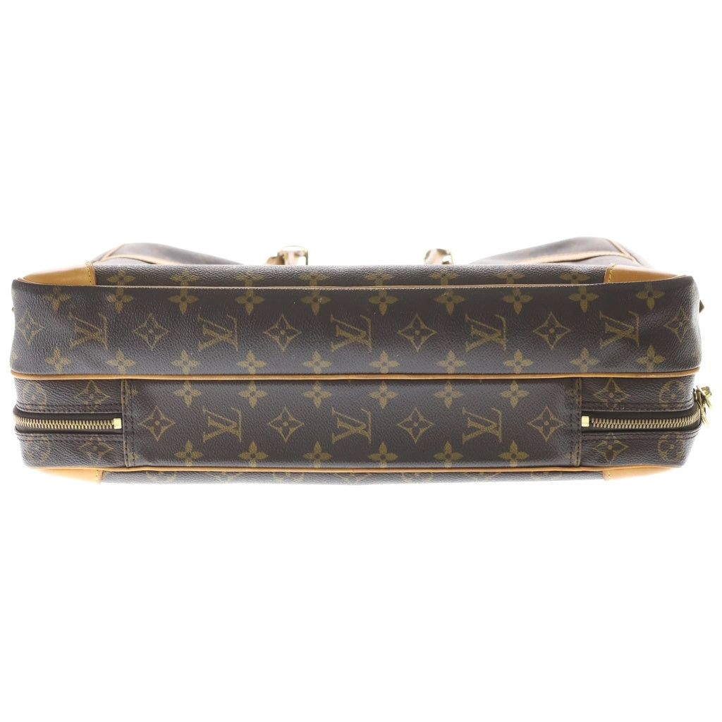 LOUIS VUITTON(ルイヴィトン) モノグラム ポルトドキュマン ヴォワヤージュ レザーハンドバッグ ブラウン M53362 レディース