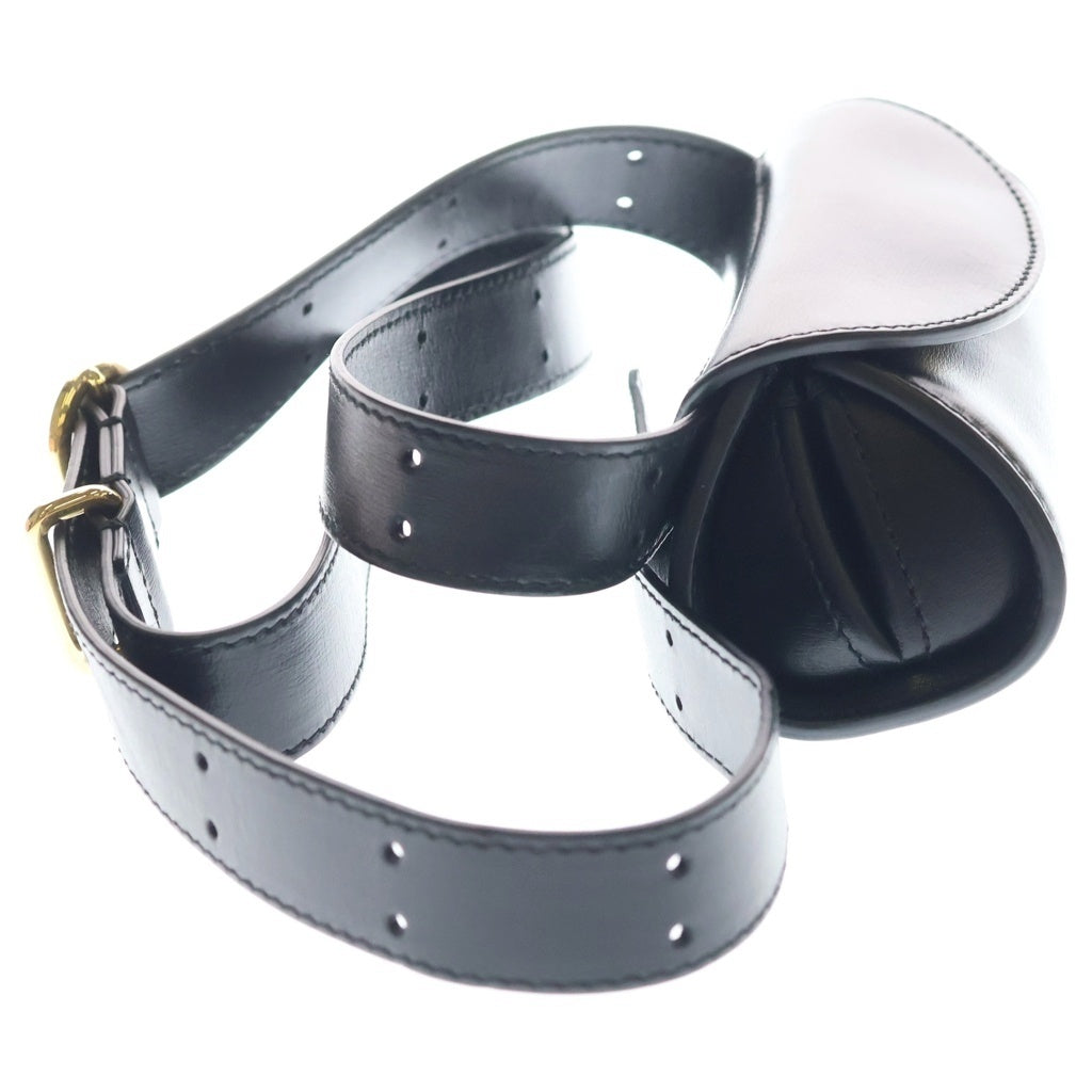 JIL SANDER(ジルサンダー) Cannolo Micro カンノーロ レザーショルダーバッグ レディース ブラック
