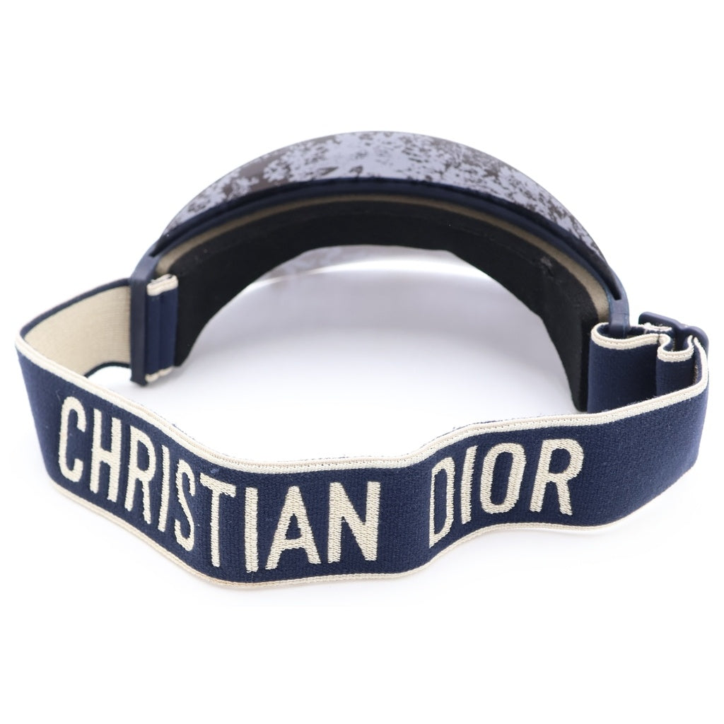 Christian Dior(クリスチャンディオール) Dior Club V1U 総柄 サンバイザー 帽子 ネイビー