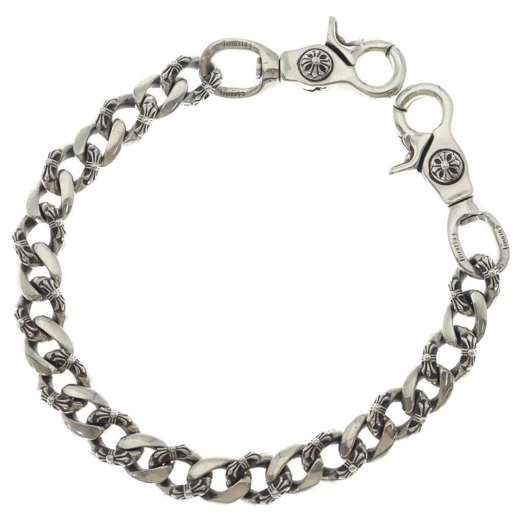 CHROME HEARTS(クロムハーツ) FANCY SHORT-T/2クリップショートファンシー ウォレットチェーン シルバー BCA077