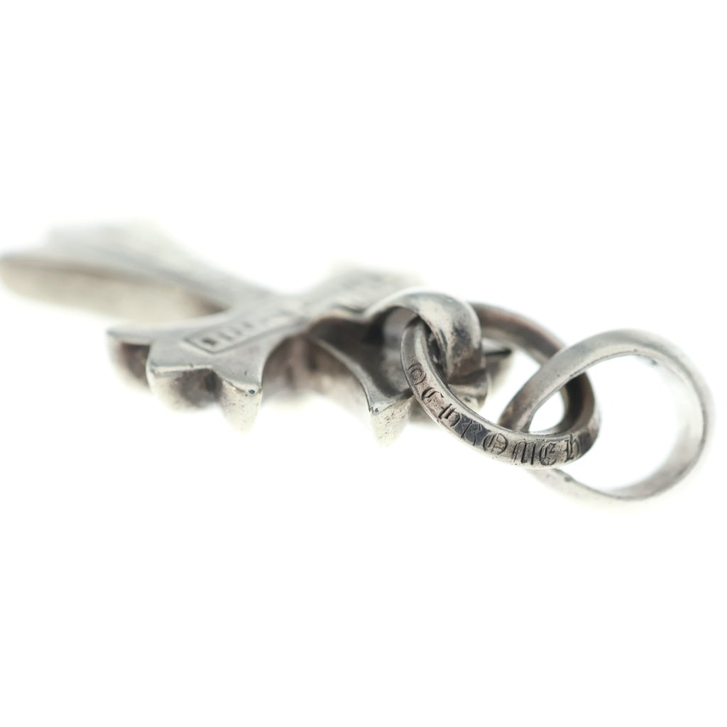 CHROME HEARTS(クロムハーツ) CH CRS SML W/BALE Wベイル スモールCHクロス ペンダントトップ シルバー BCA218