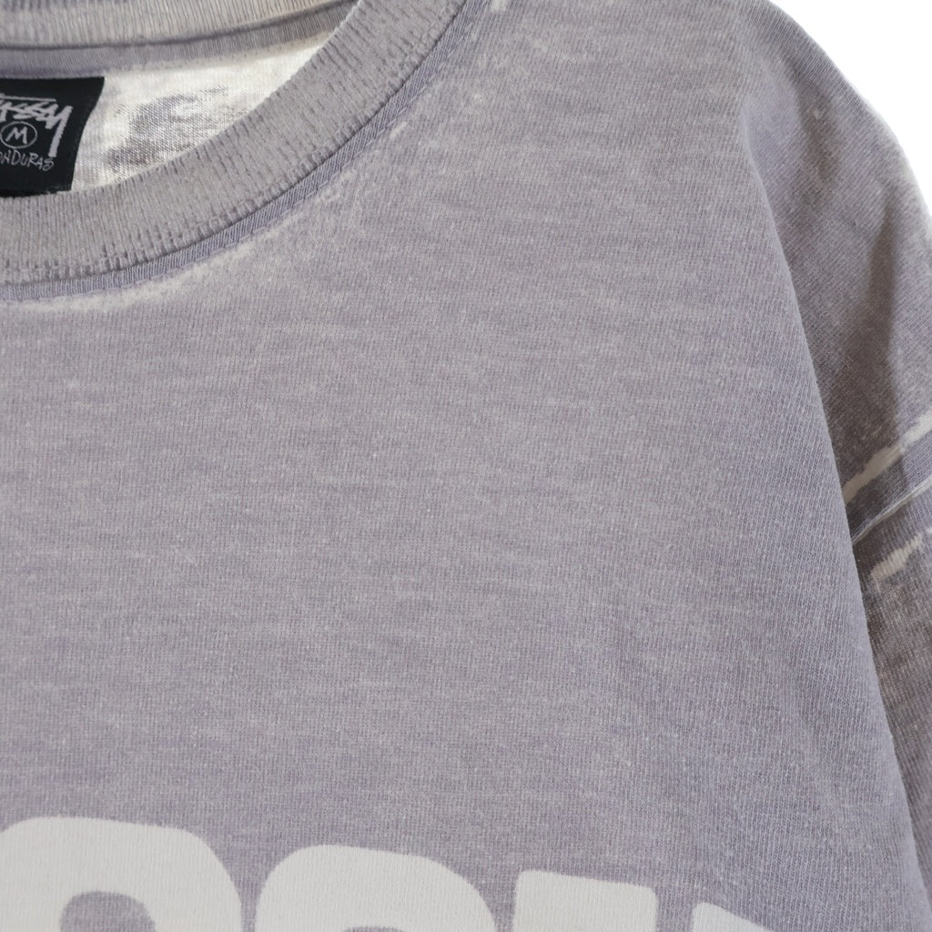 STUSSY(ステューシー) Burly Stone Washed Tee バーリーストーン ウォッシュド加工 クルーネック半袖Tシャツカットソー グレー