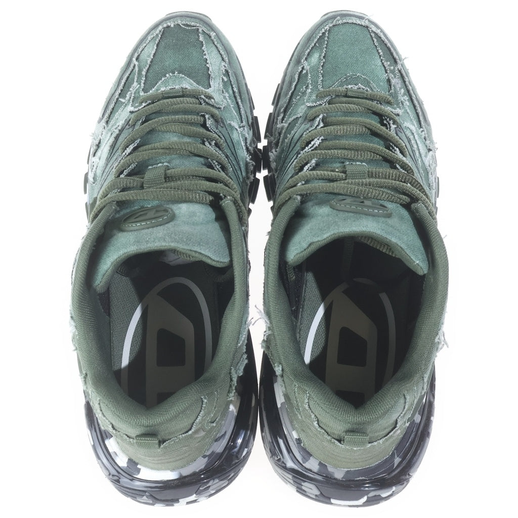 DIESEL(ディーゼル) S-SERENDIPITY PRO-X1 S-セレンディピティ プロ-X1 Dロゴ ローカットスニーカー グリーン Y03373P6348