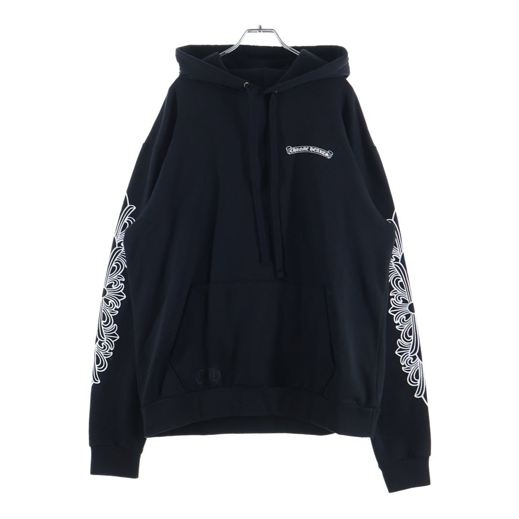 CHROME HEARTS(クロムハーツ) Dagger Eye Chart HD PLVR ダガーアイチャート プルオーバーパーカー ブラック