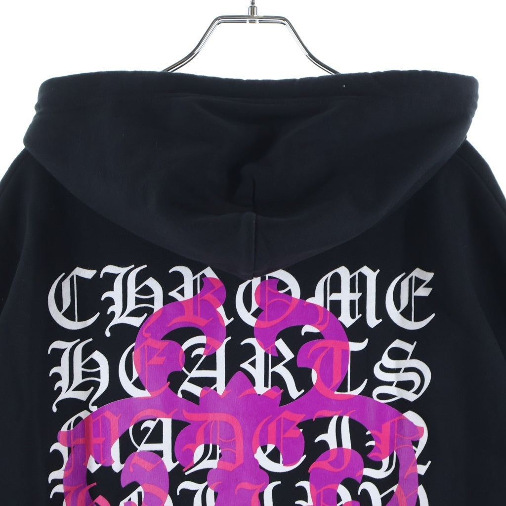 CHROME HEARTS(クロムハーツ) Dagger Eye Chart HD PLVR ダガーアイチャート プルオーバーパーカー ブラック