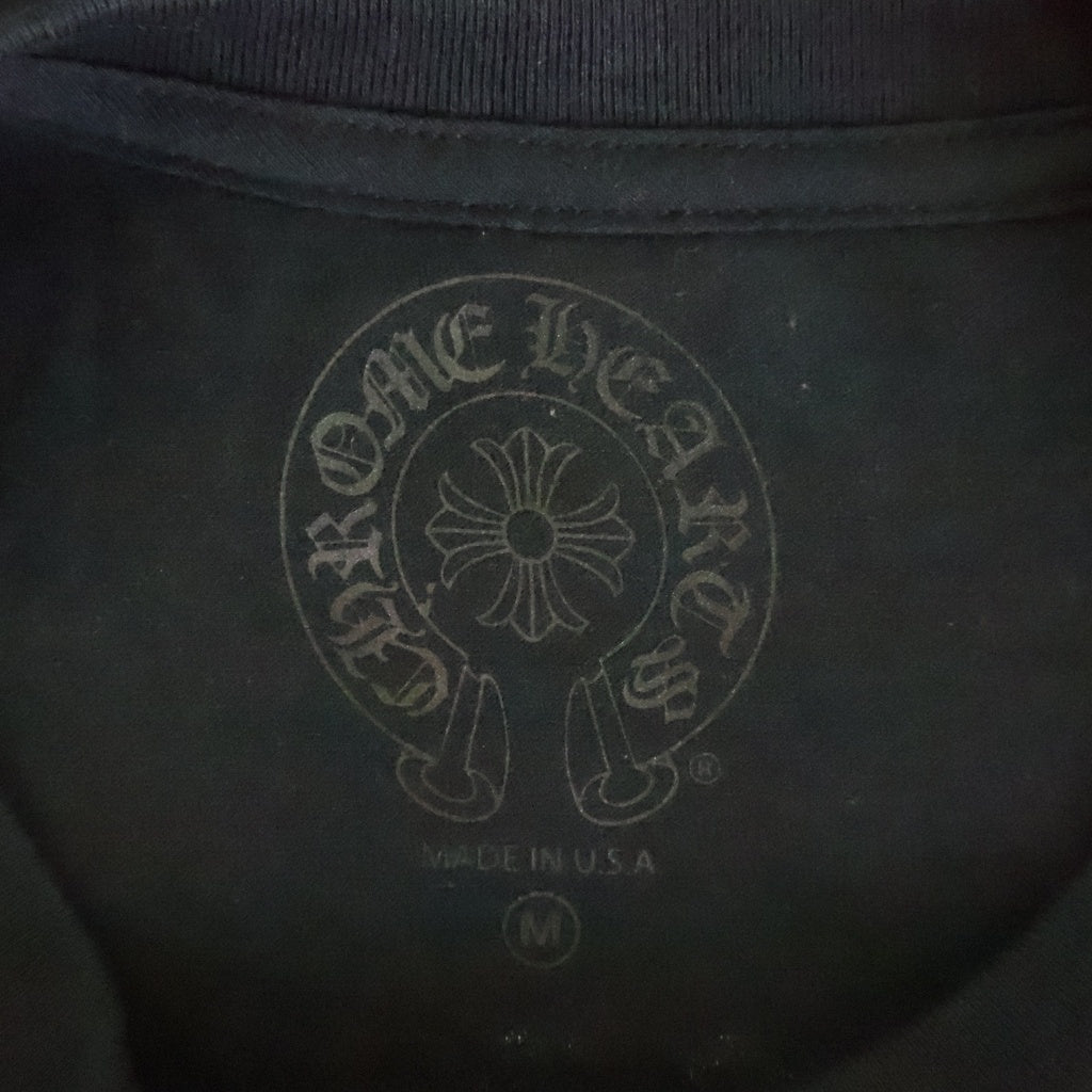 CHROME HEARTS(クロムハーツ) Boost Graphic Print ブースト グラフィックプリント クルーネック長袖Tシャツカットソー ブラック