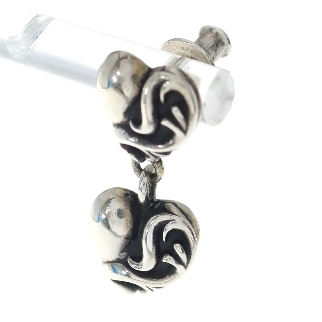 CHROME HEARTS(クロムハーツ) HEART DRP ハートドロップ ピアス シルバー