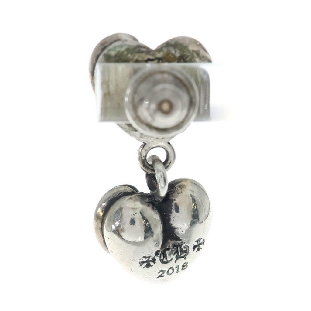 CHROME HEARTS(クロムハーツ) HEART DRP ハートドロップ ピアス シルバー