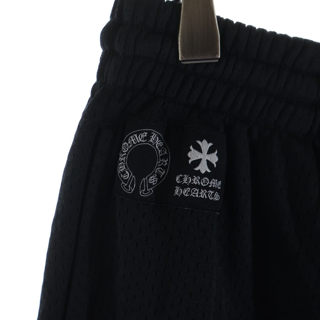 CHROME HEARTS(クロムハーツ) MESH WARM UP JERSEY CHプリントメッシュハーフパンツ ブラック