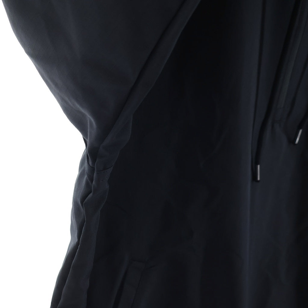 NO BRAND(ノーブランド) ×Anti Social Club REFLECTIVE LOGO HALF-ZIP ANORAK JACKET リフレクティブ ロゴ ハーフジップアノラックナイロンジャケット BC25ATANK01BK