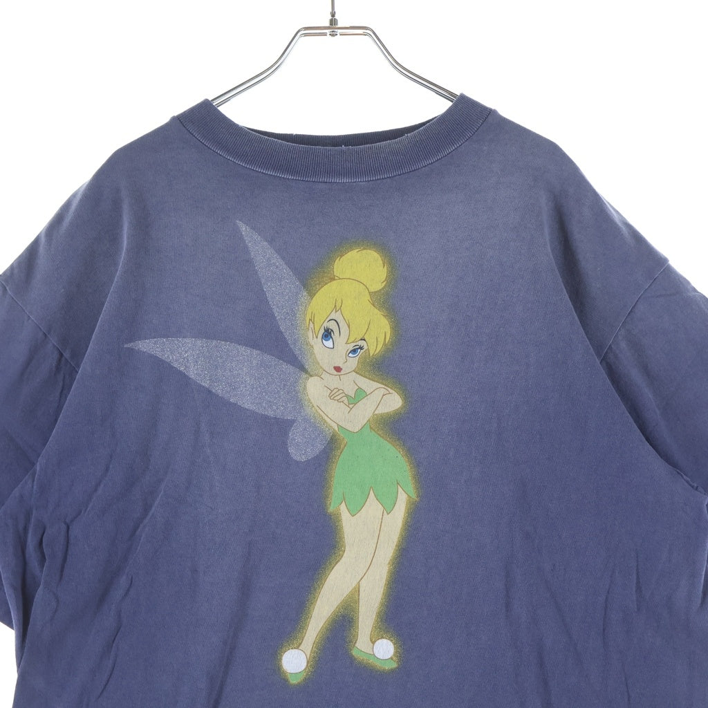 SAINT MICHAEL(セントマイケル) 26SS ×Disney TINKER BELL DSN_SS TEE ティンカーベル クルーネック半袖Tシャツカットソー ネイビー SM-MK3-0000-C79