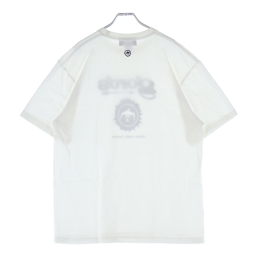 goro's(ゴローズ) yellow eagle forever プロントロゴプリント クルーネック半袖Tシャツカットソー ホワイト