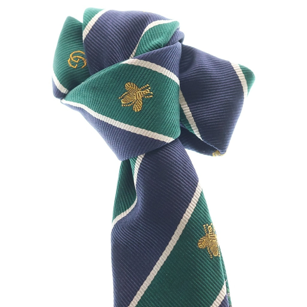 GUCCI(グッチ) ロゴシンボルモチーフ シルクネクタイ グリーン 545077 4E002