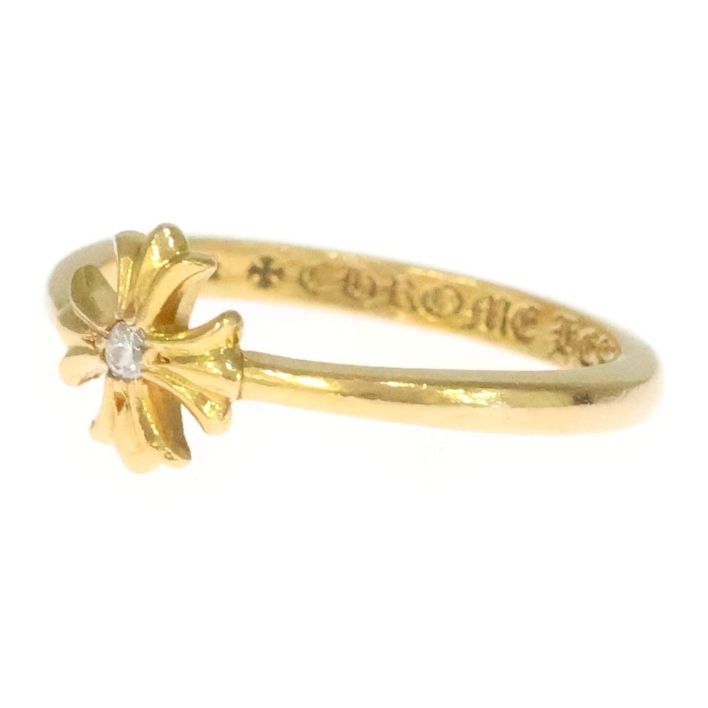 CHROME HEARTS(クロムハーツ) 22K BUBBLEGUM CH PLS 1/DIA バブルガム CHプラスリング 1ダイヤ ゴールド -
