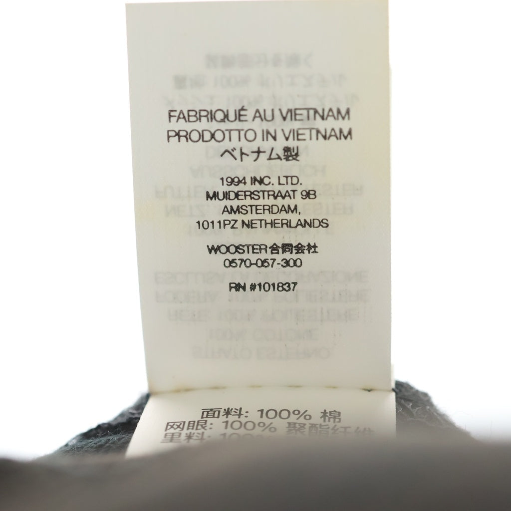 SUPREME(シュプリーム) 25AW Crest Mesh Back 6-Panel クレストメッシュバック 6パネルキャップ ブラック