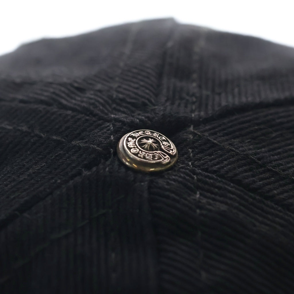 CHROME HEARTS(クロムハーツ) Chomper Patch Leather Belt Trucker Cap チョンパーパッチ レザーベルト トラッカーキャップ 帽子 ブラック