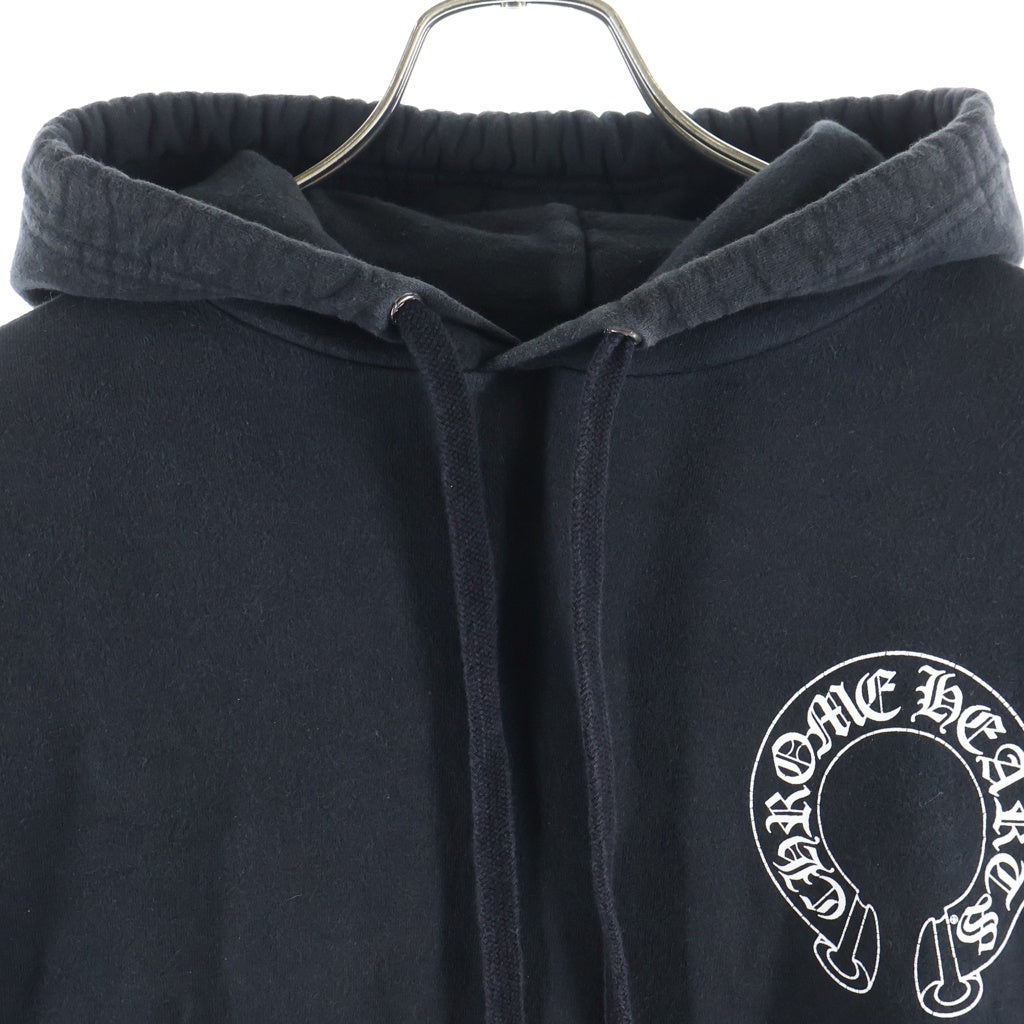 CHROME HEARTS(クロムハーツ) ×MATTY BOY Chomper Horseshoe Hoodie マッティボーイ チョンパー ホースシュー プルオーバースウェットパーカー ブラック
