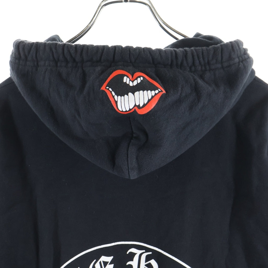 CHROME HEARTS(クロムハーツ) ×MATTY BOY Chomper Horseshoe Hoodie マッティボーイ チョンパー ホースシュー プルオーバースウェットパーカー ブラック