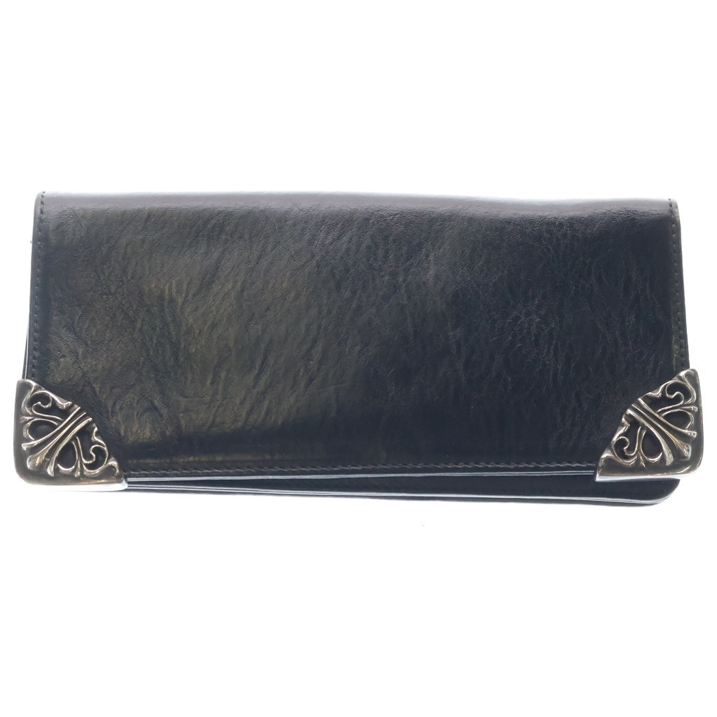 CHROME HEARTS(クロムハーツ) LNG SNGL FLD TIPS シングルフォールド レザーウォレット 財布 ブラック