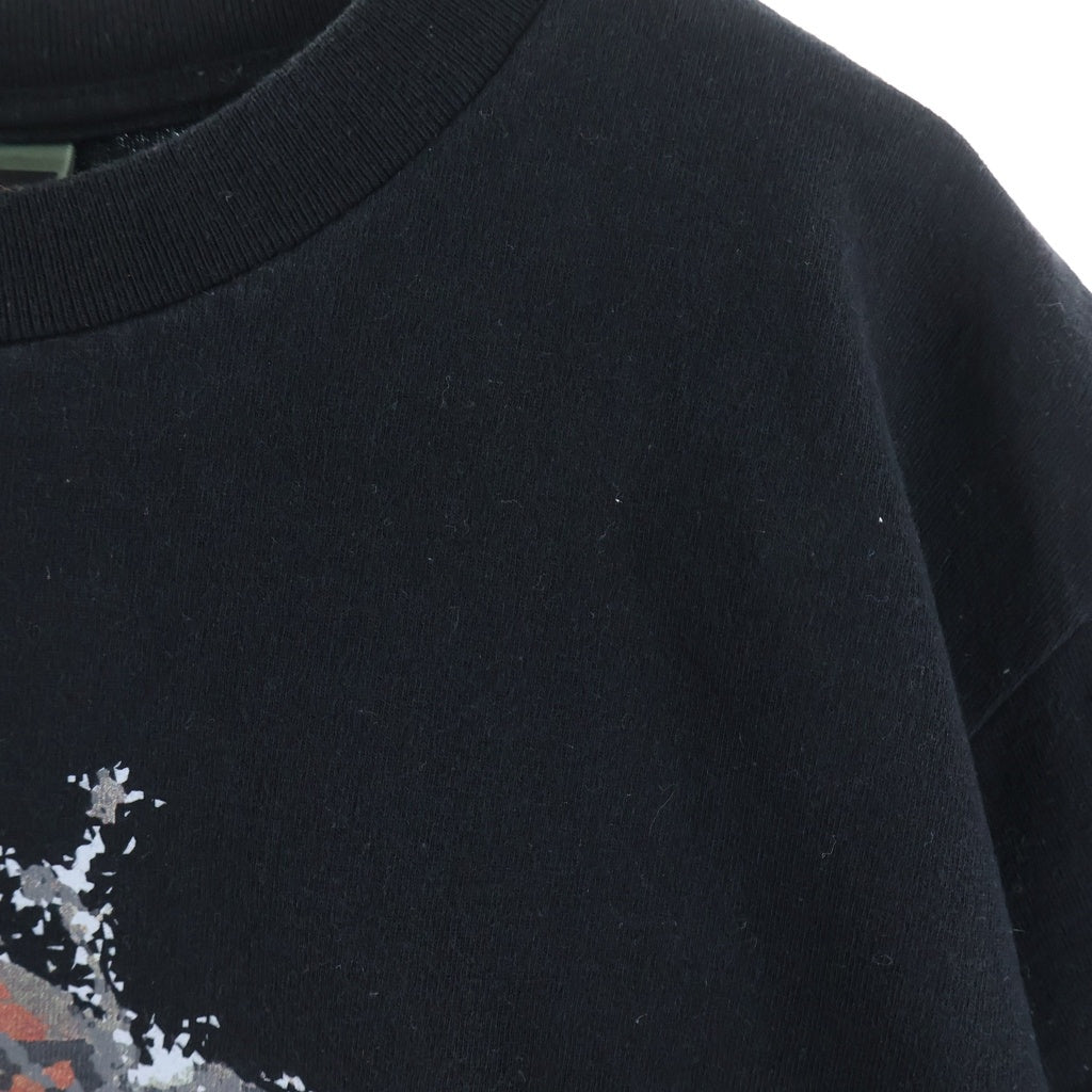 A BATHING APE(アベイシングエイプ) 90S BURGER TEE バーガープリント クルーネック半袖Tシャツカットソー ブラック