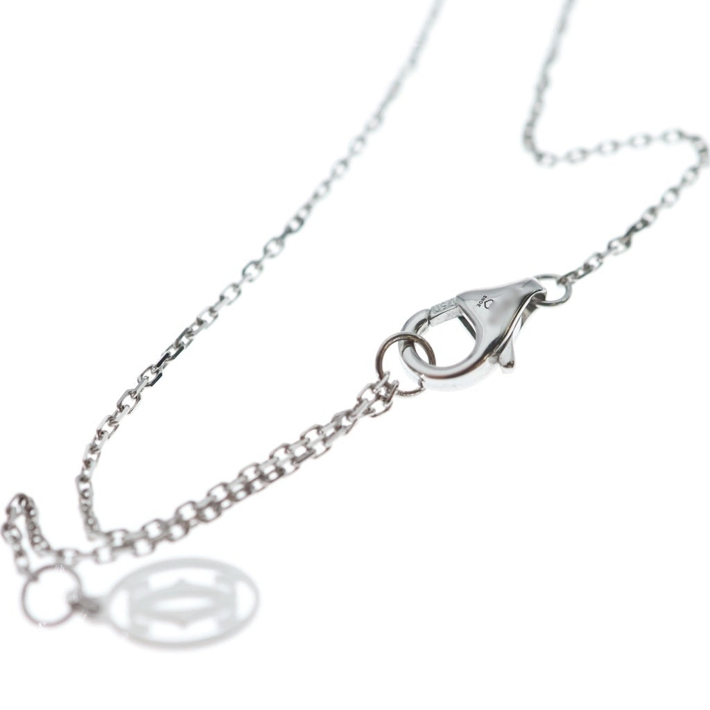Cartier(カルティエ) K18WG 1895 ソリテール 1Pダイヤネックレス シルバー - レディース