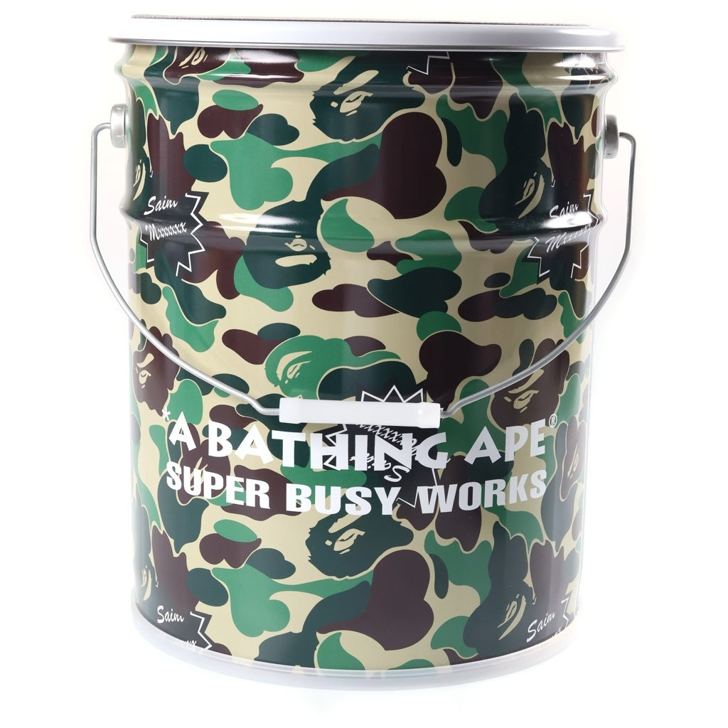 A BATHING APE(アベイシングエイプ) 26SS ×SAINT MICHAEL CAN STOOL CAMO セントマイケル カモ柄 缶スツール マルチカラー SM-MK8-0000-C61