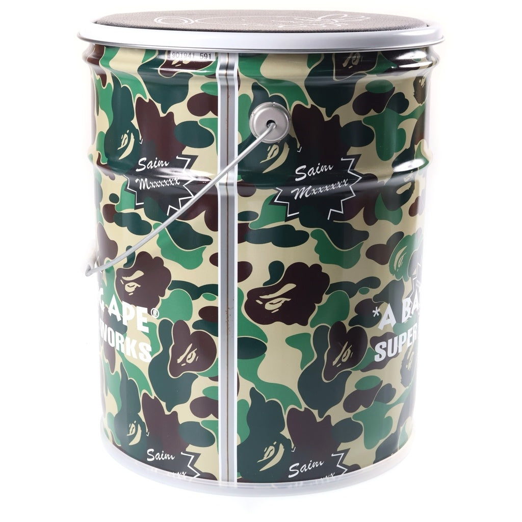 A BATHING APE(アベイシングエイプ) 26SS ×SAINT MICHAEL CAN STOOL CAMO セントマイケル カモ柄 缶スツール マルチカラー SM-MK8-0000-C61