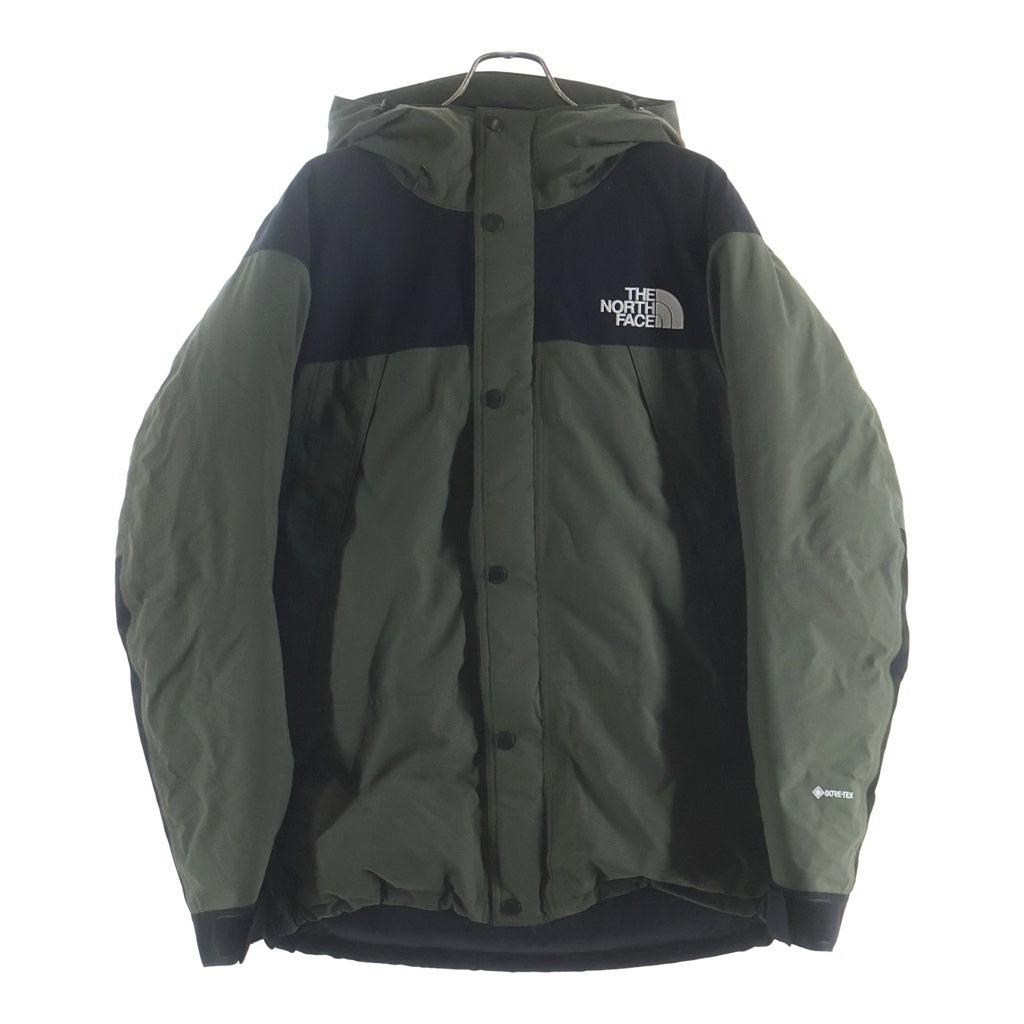 THE NORTH FACE(ザノースフェイス) Mountain Down Jacket マウンテンジップアップフーデッドダウンジャケット カーキ ND91930