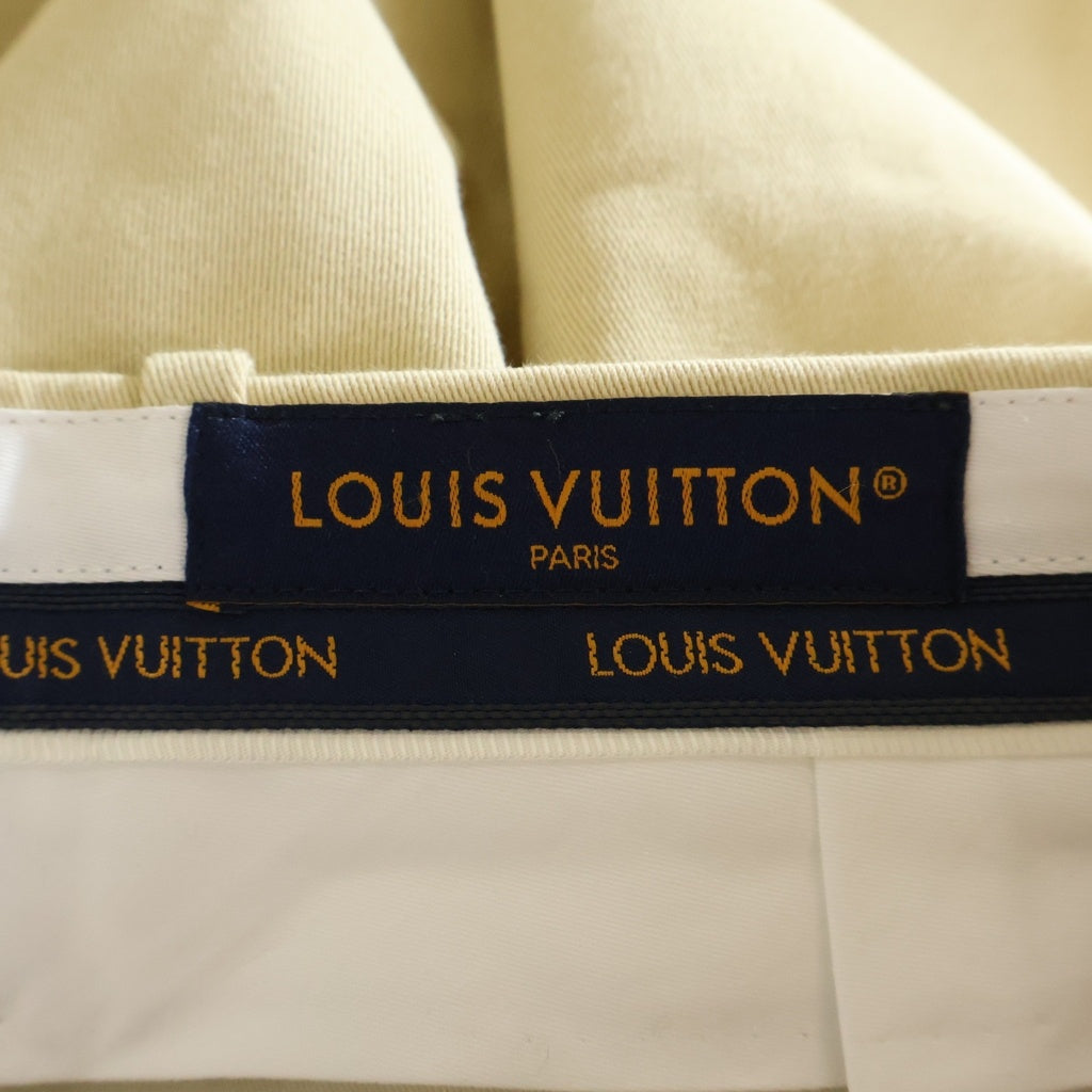 LOUIS VUITTON(ルイヴィトン) 24AW ×Tyler the Creator LVロゴ タック チノパンツ RM242MM JMH HRP03W ベージュ