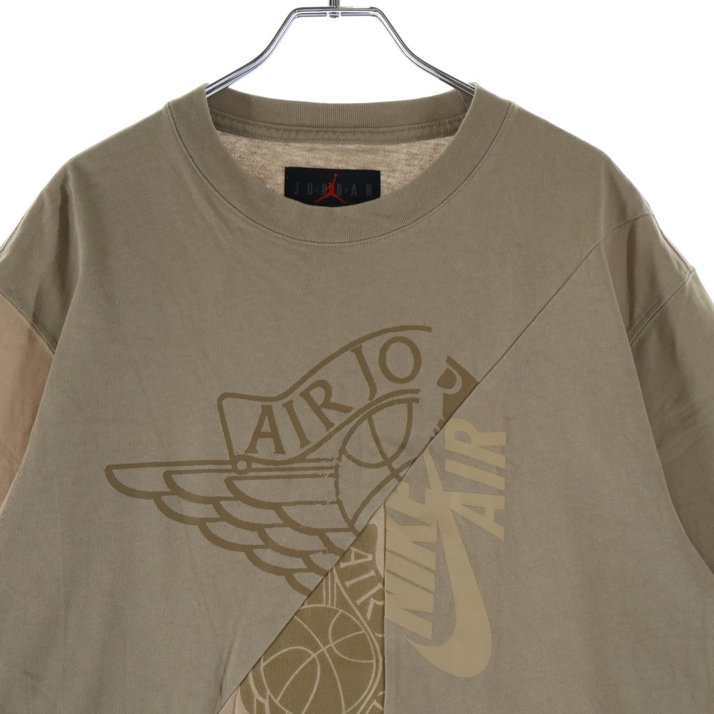 JORDAN BRAND(ジョーダンブランド) ×Cactus Jack Khaki Desert Tee カクタスジャック デザートカーキ クルーネック半袖Tシャツカットソー CW3168-247