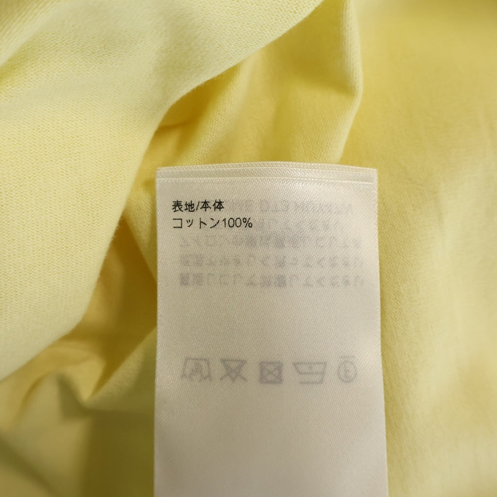 LOUIS VUITTON(ルイヴィトン) 26SS エンベリッシュド シグネチャー ショートスリーブTシャツ ロゴ刺繍 半袖Tシャツ イエロー RM262ME DT3 HUY47W