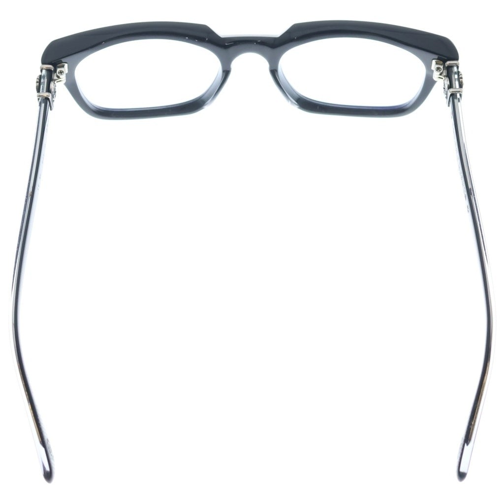 CHROME HEARTS(クロムハーツ) GRIM フローラルクロステンプル ウェリントンサングラス 眼鏡 ブラック/シルバー