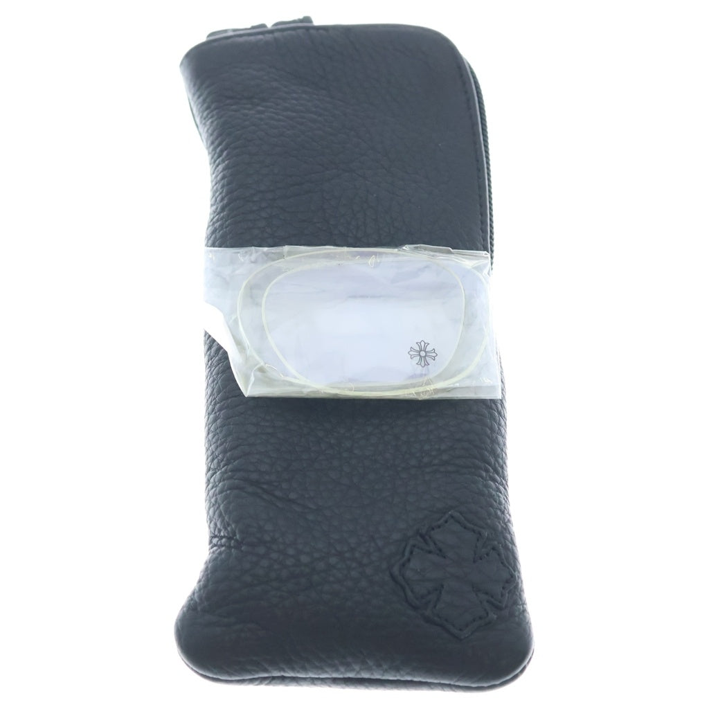CHROME HEARTS(クロムハーツ) GRIM フローラルクロステンプル ウェリントンサングラス 眼鏡 ブラック/シルバー
