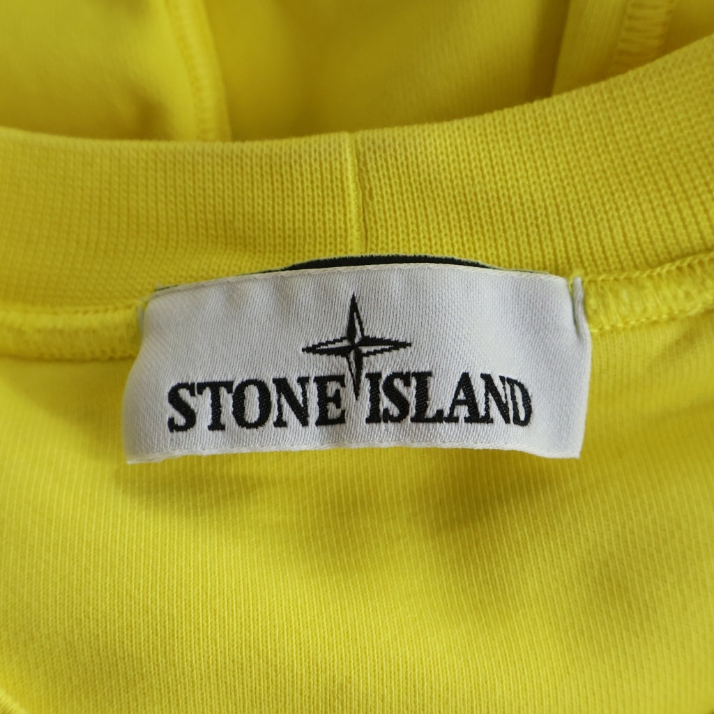 STONE ISLAND(ストーンアイランド) 袖ロゴワッペン クルーネックスウェットトレーナー イエロー 101563051