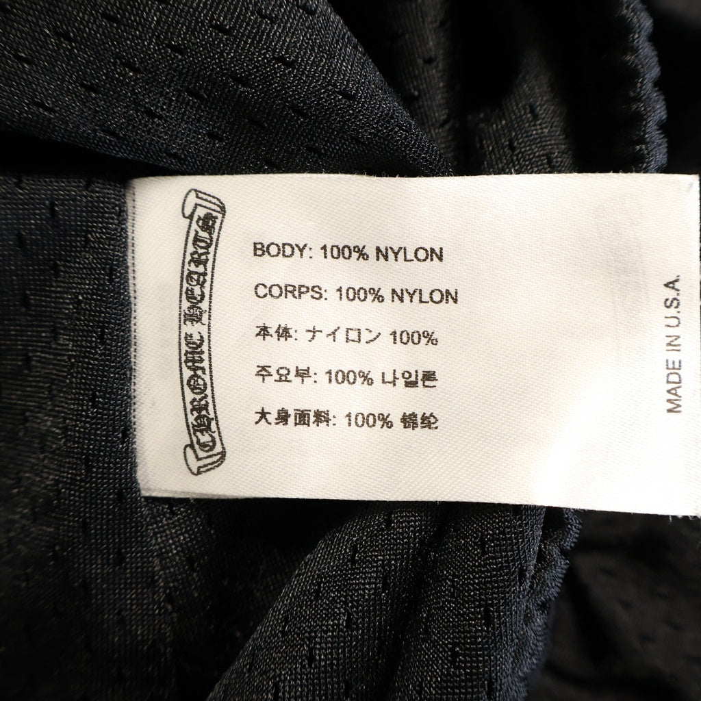 CHROME HEARTS(クロムハーツ) MESH WARM UP JERSEY CHプリントメッシュハーフパンツ ブラック