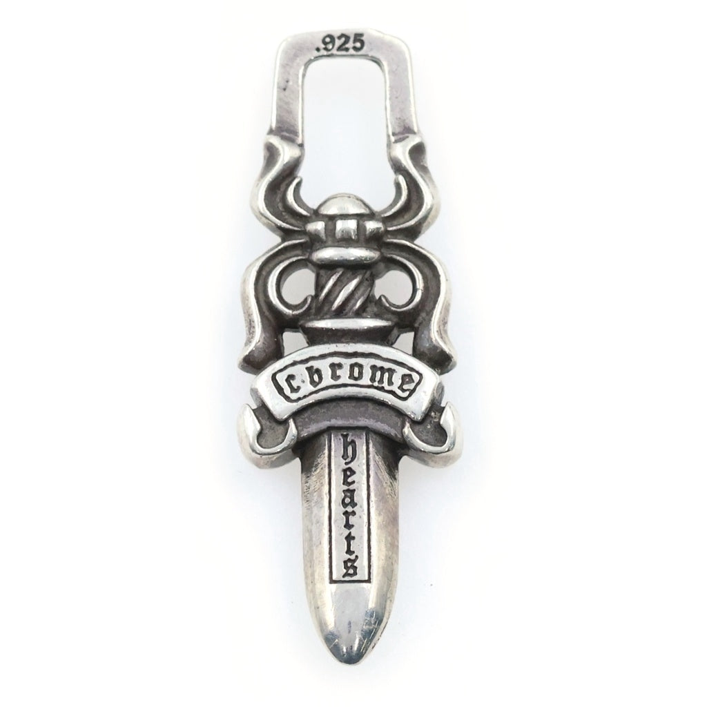 CHROME HEARTS(クロムハーツ) #5 DAGGER ZIP1 ダガージップ シルバーネックレストップ シルバー