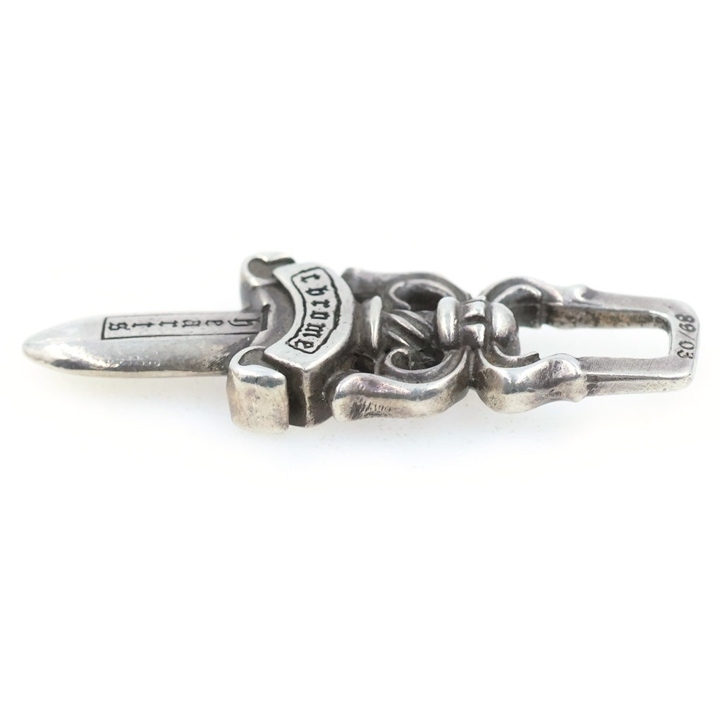 CHROME HEARTS(クロムハーツ) #5 DAGGER ZIP1 ダガージップ シルバーネックレストップ シルバー