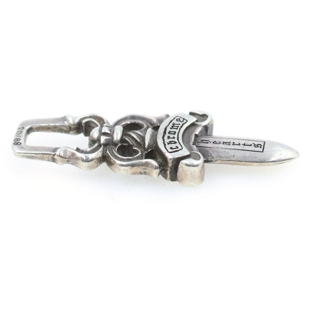 CHROME HEARTS(クロムハーツ) #5 DAGGER ZIP1 ダガージップ シルバーネックレストップ シルバー
