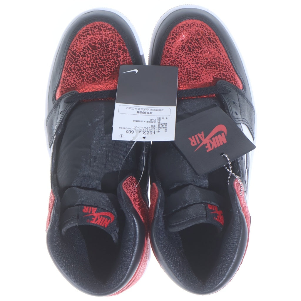 NIKE(ナイキ) WMNS Air Jordan 1 High Ruby ウィメンズ エアジョーダン1 ハイ OG ルビー ハイカットスニーカー US9.5/26.5cm レッド FD2596-602 レディース