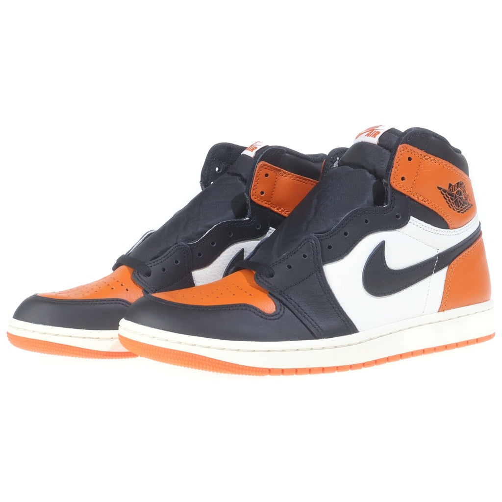 NIKE(ナイキ) Air Jordan 1 Retro High Shattered Backboard エアジョーダン1 レトロ ハイ OG シャッタードバックボード ハイカットスニーカー US9/27cm オレンジ DZ5485-008