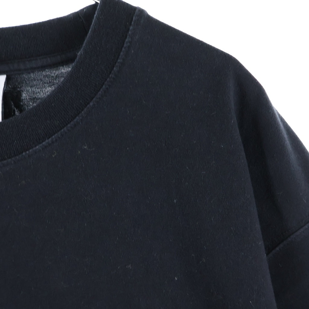 VETEMENTS(ヴェトモン) 21AW Human Rights Tee スター刺繍 両面プリント クルーネック半袖Tシャツカットソー ブラック VE-0088